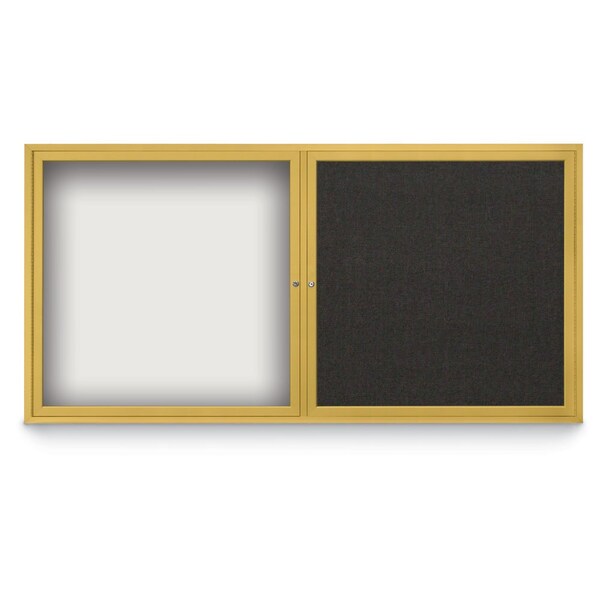 Corkboard, Cobalt Accent/Bronze, 48"x36"